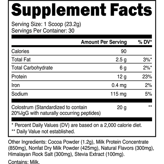 TL Grass - Fed Colostrum - Mann Nutrition