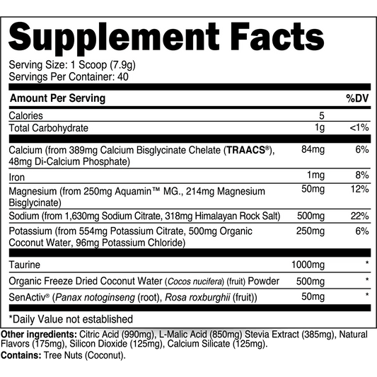 TL Hydrate Electrolyte Formula - Mann Nutrition