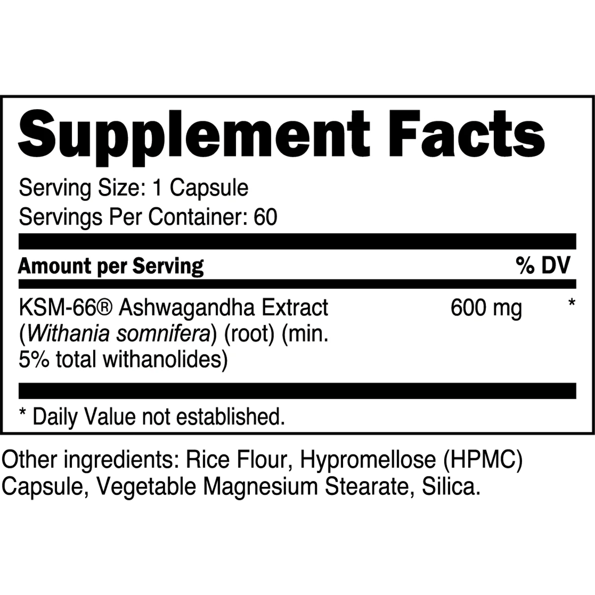 TL KSM - 66 Ashwagandha - Mann Nutrition