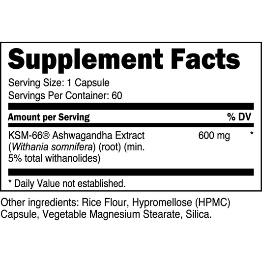 TL KSM - 66 Ashwagandha - Mann Nutrition