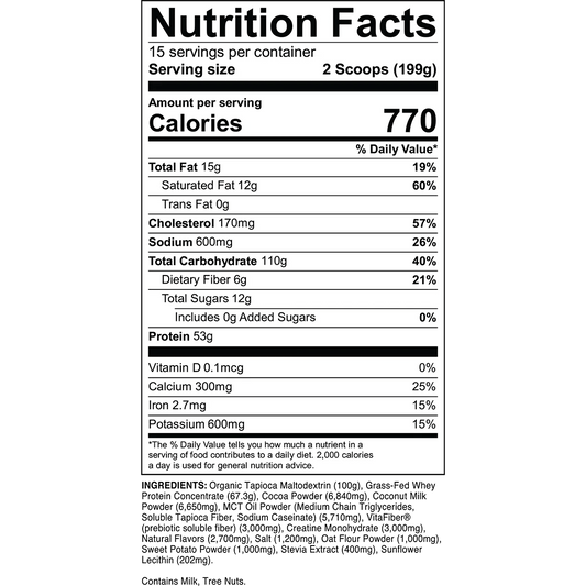 TL Mass Gainer 6.18 Lbs - Mann Nutrition