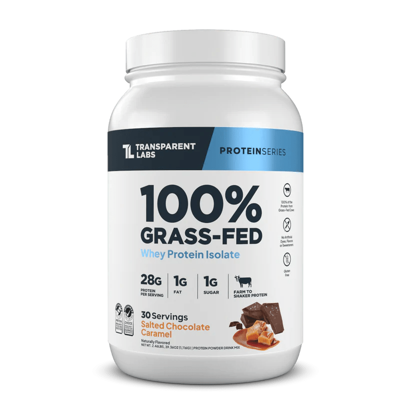 Transparent Labs 100% Grass Fed Whey Isolate (30 Ser) - Mann Nutrition