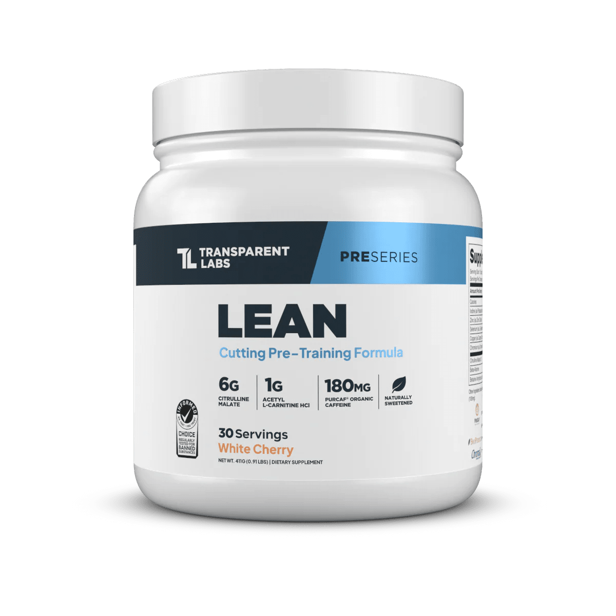 Transparent Labs Lean Pre - Workout - Mann Nutrition