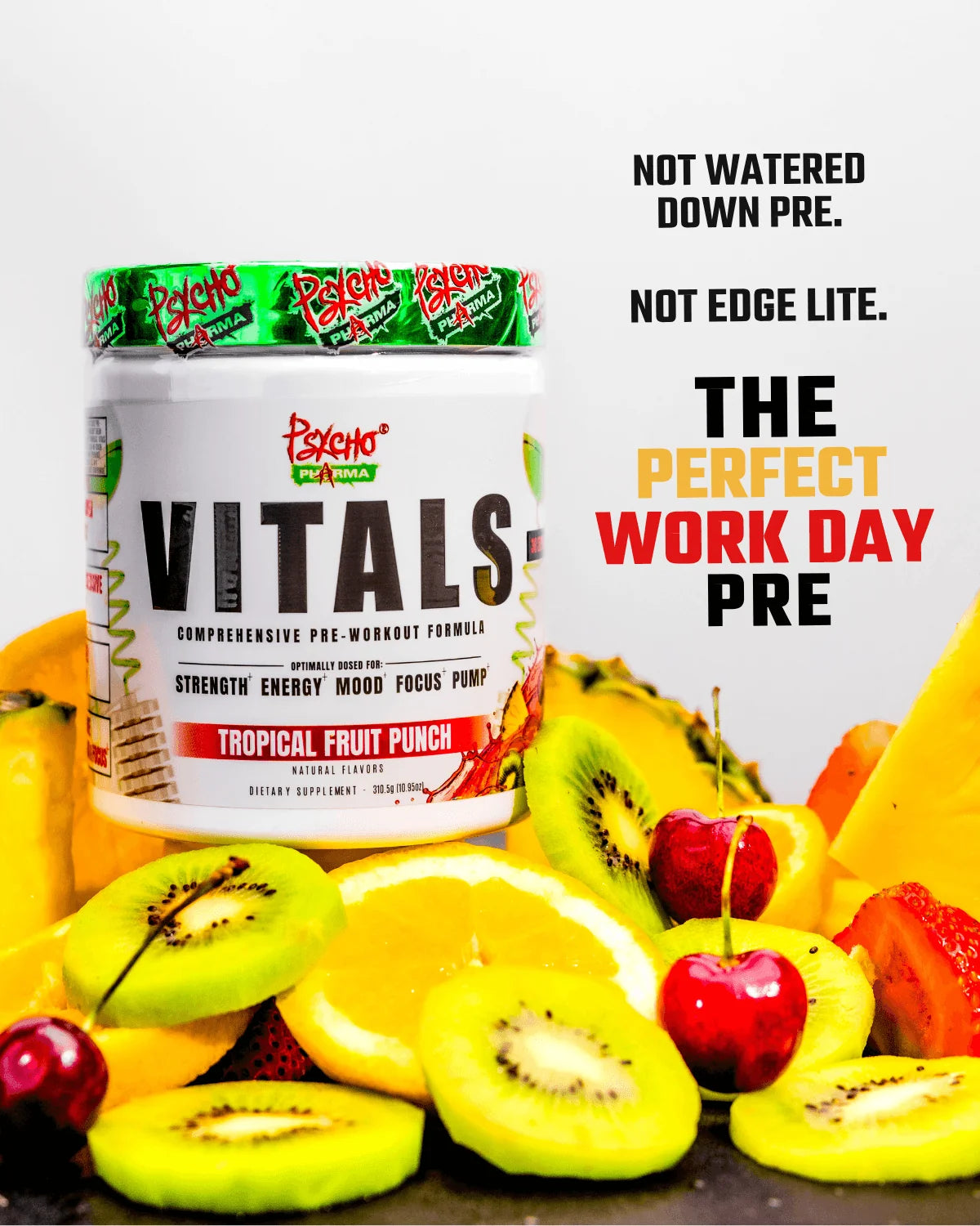 Psycho Pharma VITALS Pre-Workout | Energy, Pump & Focus