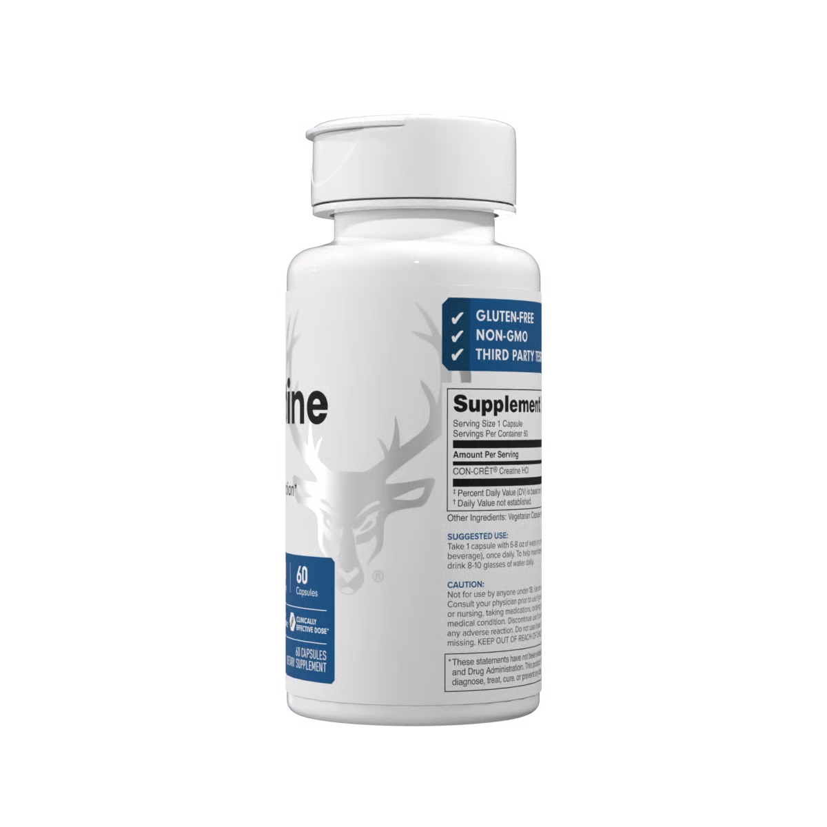 Bucked Up Creatine HCl - CON-CRĒT® Creatine HCl 60 Caps
