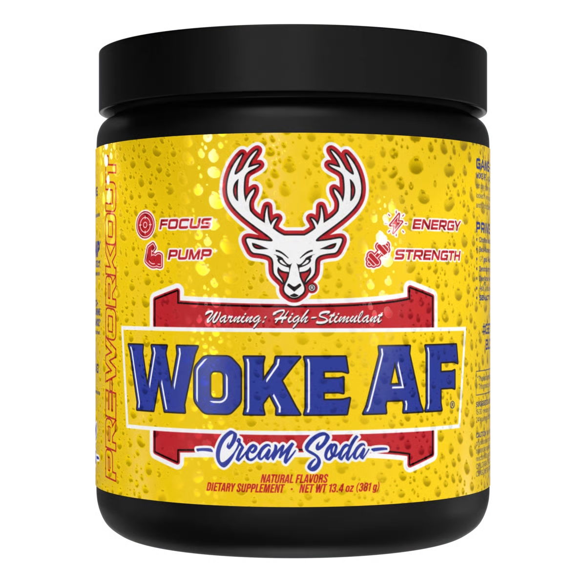 Bucked Up Woke AF - High Stimulant Pre-Workout