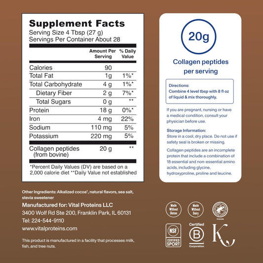 Vital Proteins Collagen Peptides Powder Supplement - Mann Nutrition