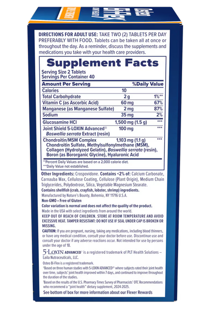 Osteo Bi-Flex Joint Health Triple Strength 80 Tabs