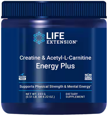 Life Extension Creatine & Acetyl-L-Carnitine Energy Plus