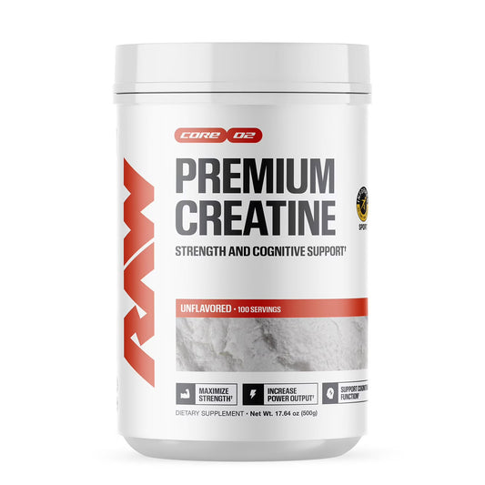 Raw Creatine Monohydrate 100 Servings