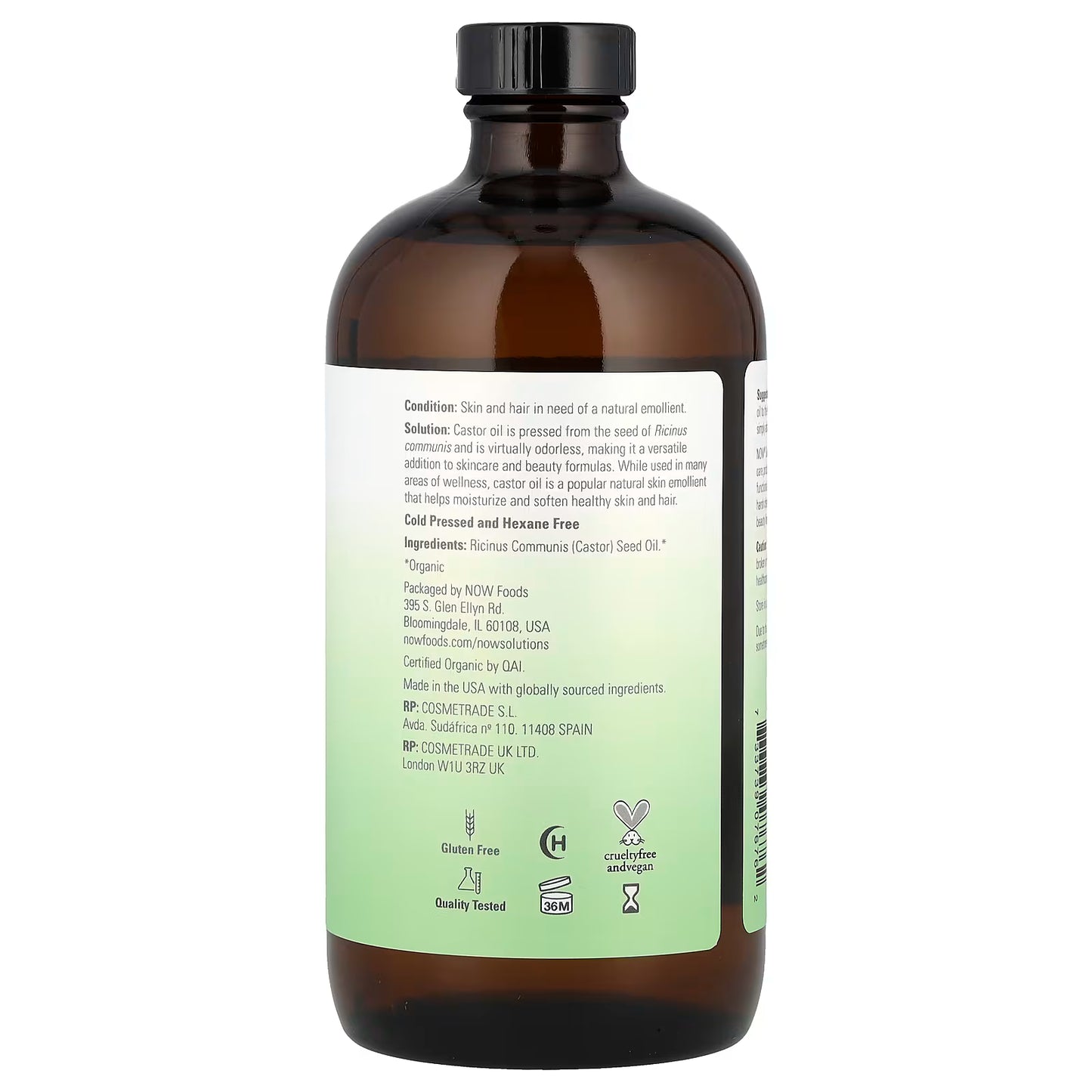 Now Castor Oil 16 Fl. oz.