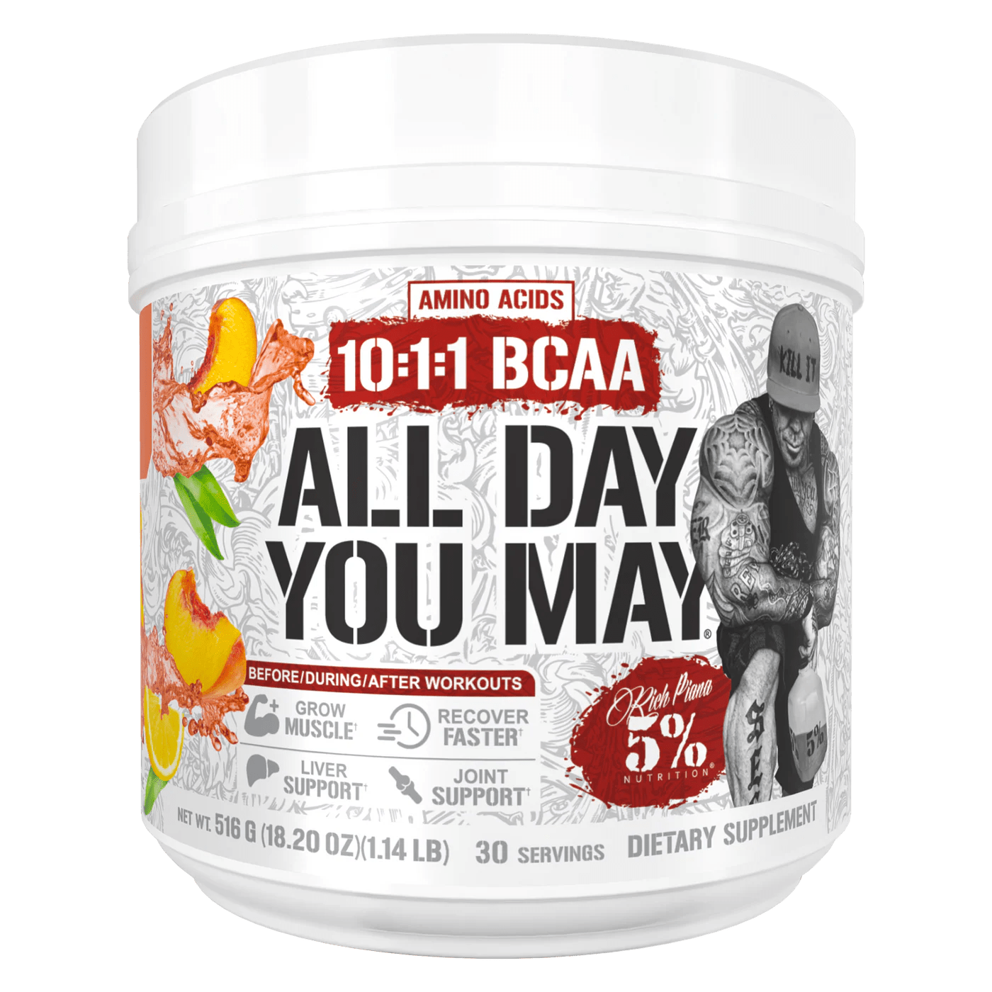 5% All Day You May 10:1:1 Ratio BCAA  - Mann Nutrition