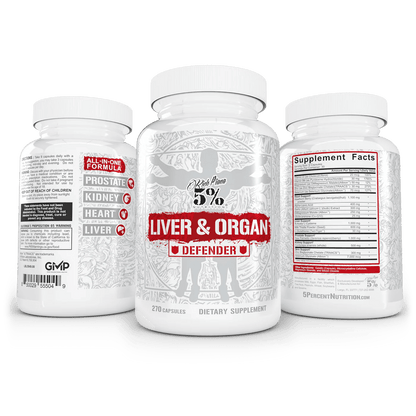 5% Liver & Organ Defender - 270 Caps  - Mann Nutrition
