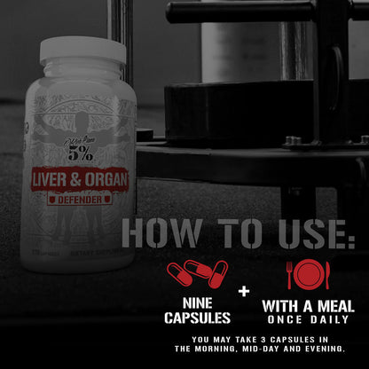 5% Liver & Organ Defender - 270 Caps  - Mann Nutrition