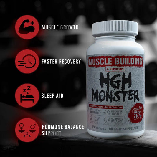 5% Nutrition HGH Monster 180 Capsules  - Mann Nutrition