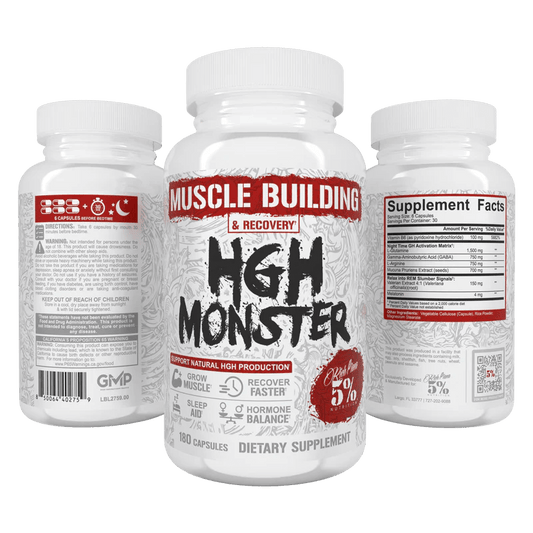 5% Nutrition HGH Monster 180 Capsules  - Mann Nutrition