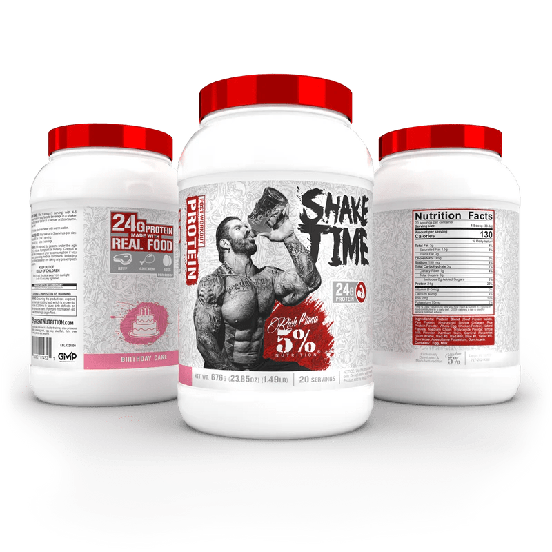 5% Nutrition Shake Time Real Food Protein - Mann Nutrition