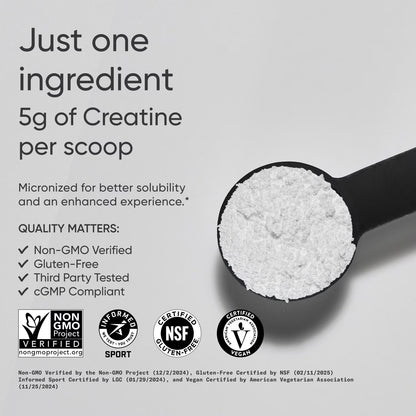 Sports Research Micronized Creatine Monohydrate -165 Servings, Unflavored