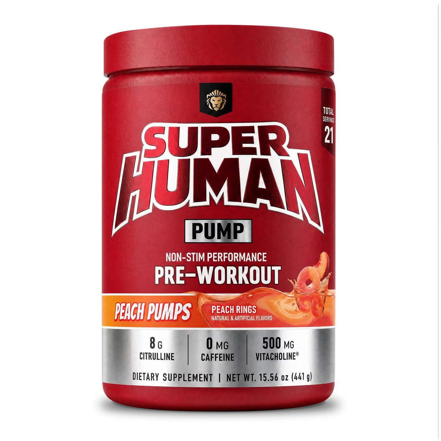 Alpha Lion SUPERHUMAN Pump – Stimulant-Free Pre-Workout