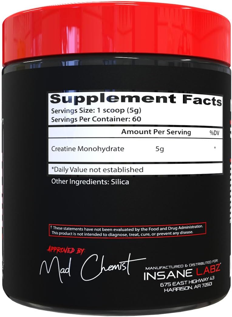 Insane Labz Asylum Cabinet Creatine Monohydrate 300gms