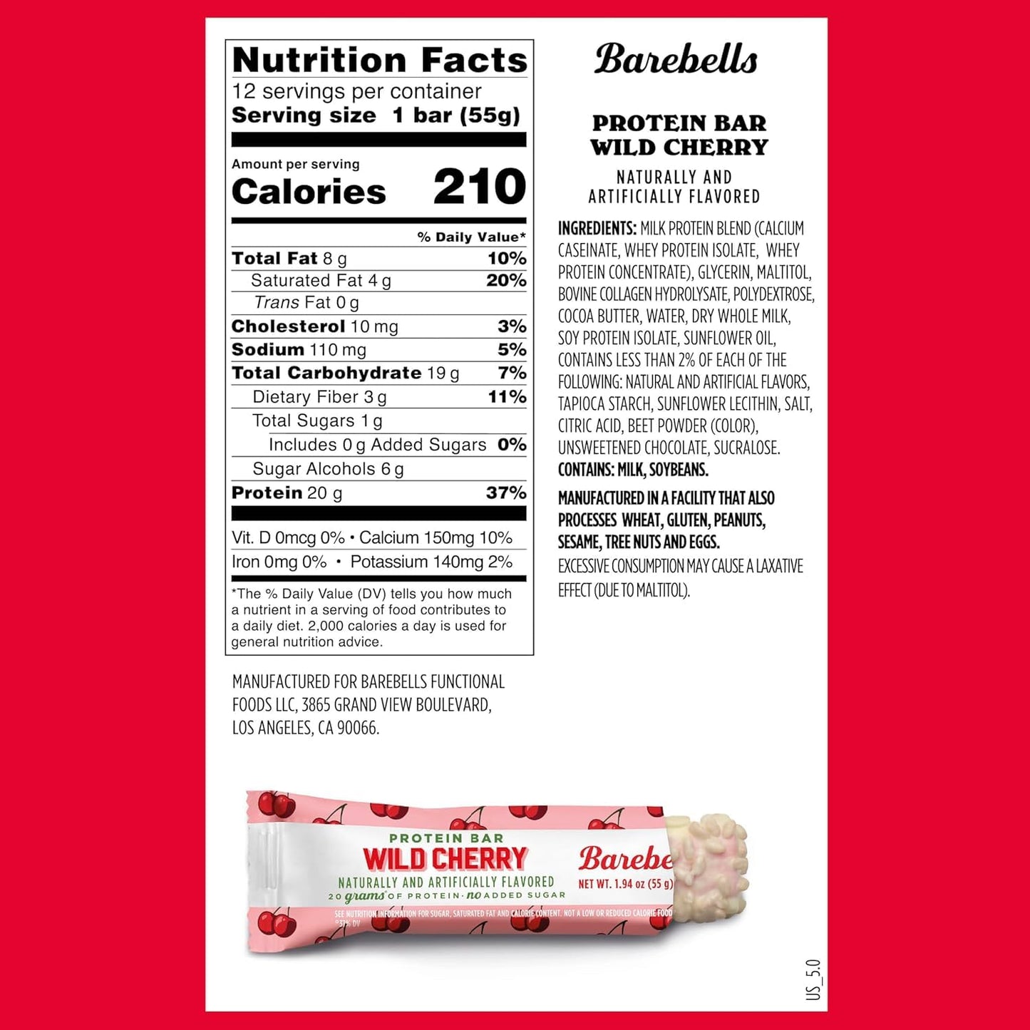 Barebells Protein Bar -12 Counts