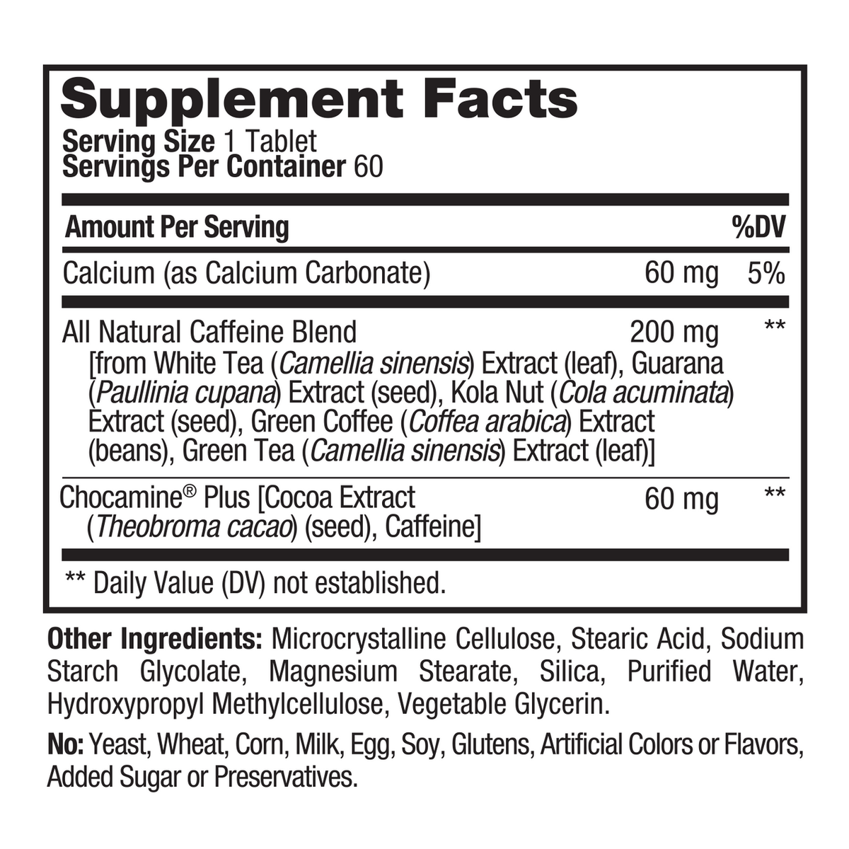 Prolab Nutrition Advanced Caffeine® (60 Count)