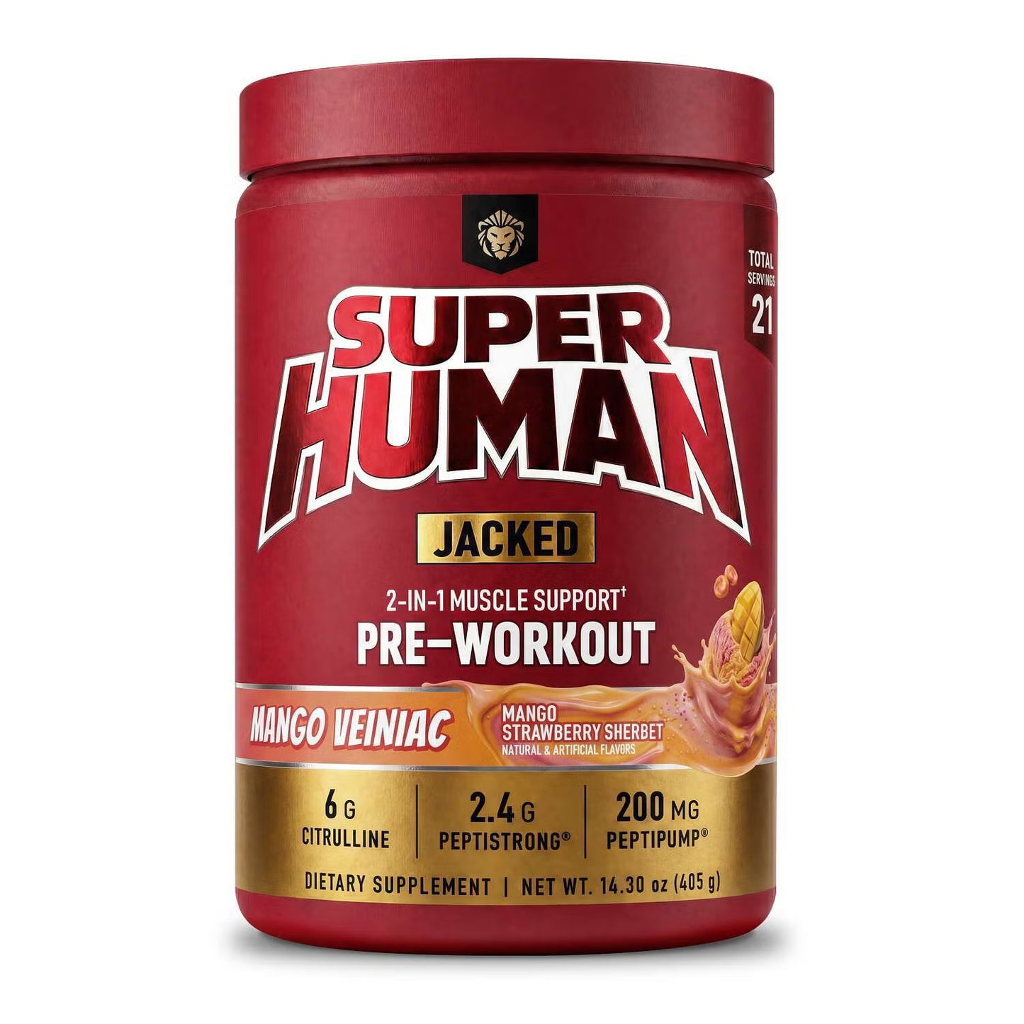 Alpha Lion SUPERHUMAN Jacked Pre-Workout