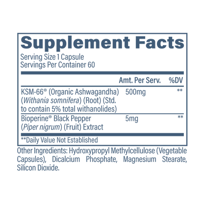 Revive Ashwagandha KSM-66 | Stress, Mood & Sleep Support | 60 Vegan Capsules