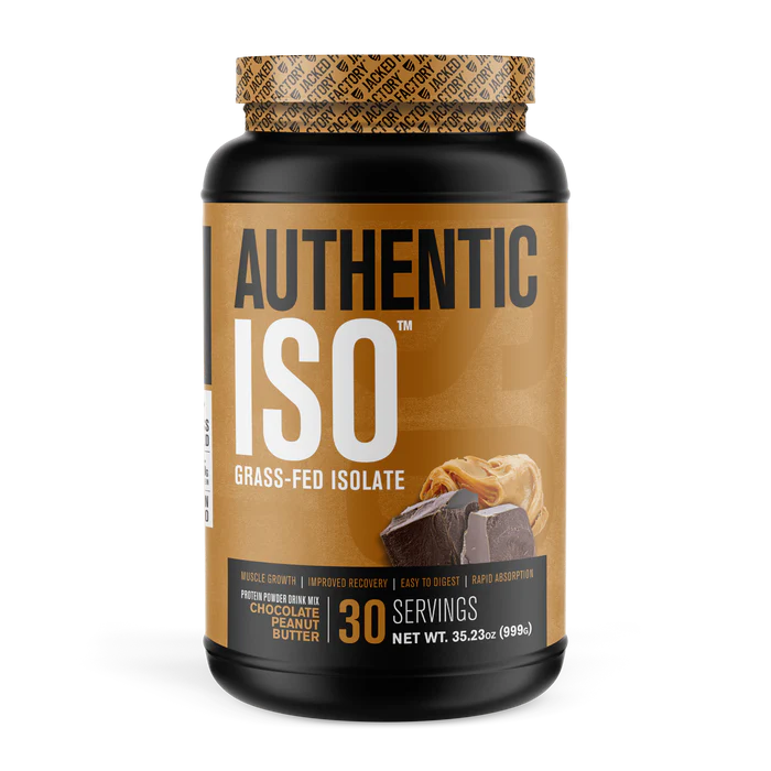 Jacked Factory Authentic ISO Grass-Fed Whey Protein Isolate
