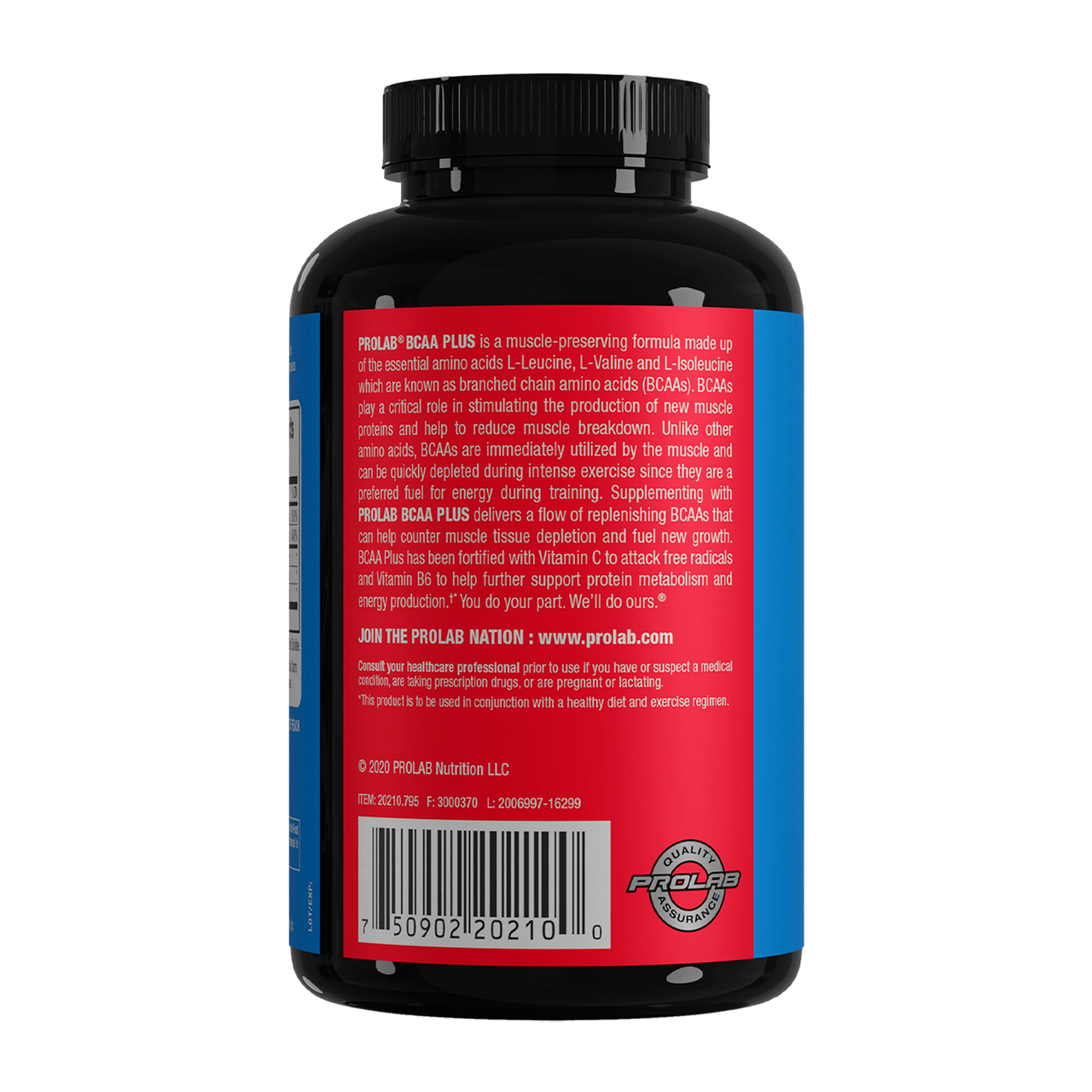 Prolab Nutrition BCAA Plus (180 Count)