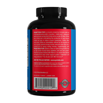 Prolab Nutrition BCAA Plus (180 Count)