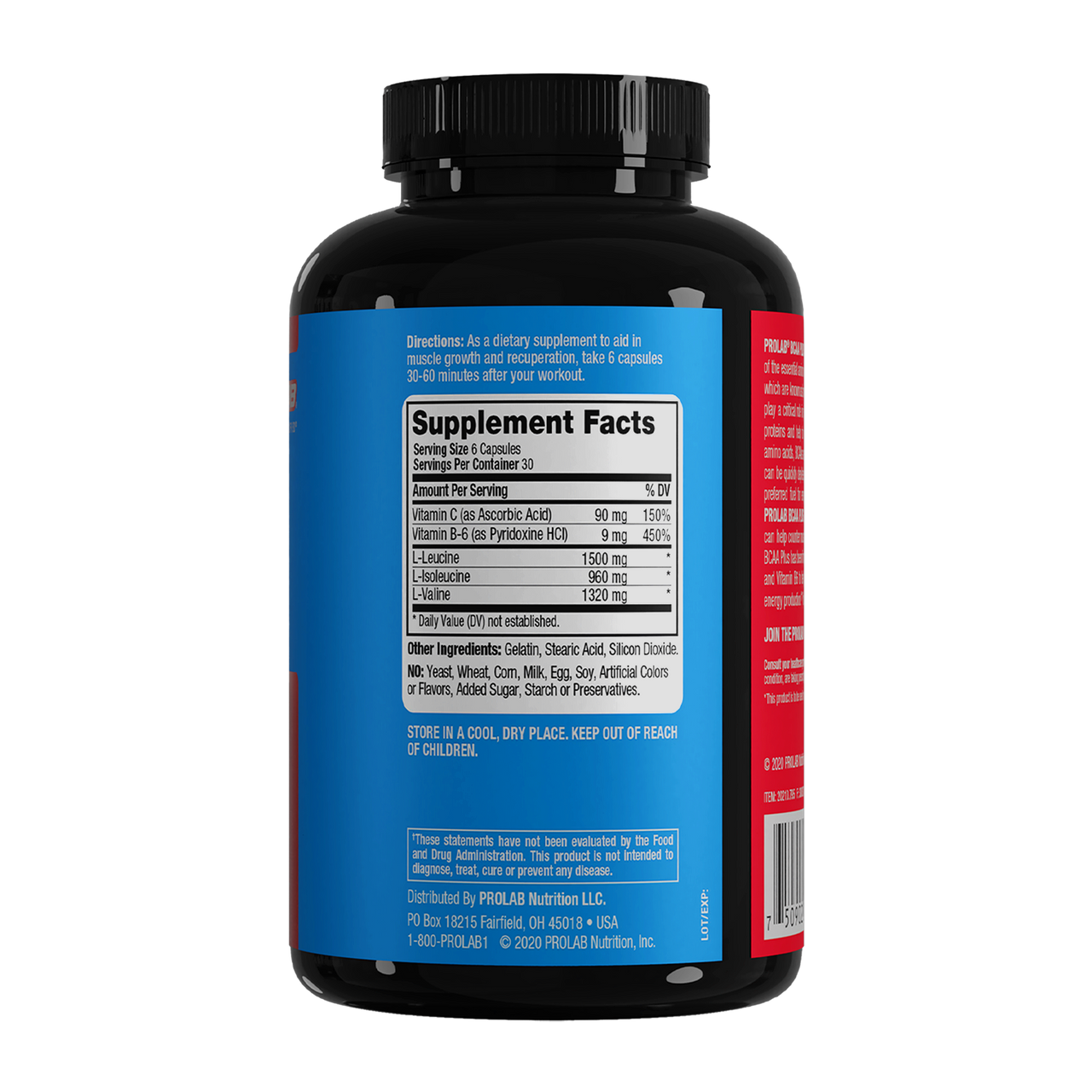 Prolab Nutrition BCAA Plus (180 Count)