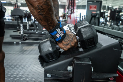 Blue Line Wrist Wraps