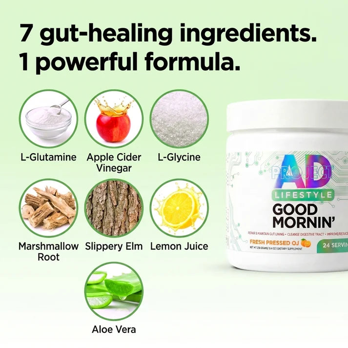 Project AD Good Mornin – Gut Health & Digestive Support Drink