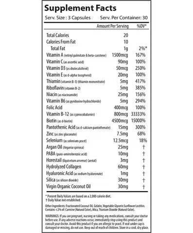 Alpha Supps Hair, Skin & Nails