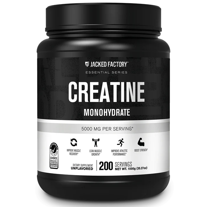 Jacked Factory Creatine Monohydrate Powder | 5g Micronized Creatine