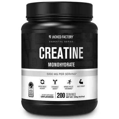 Jacked Factory Creatine Monohydrate Powder | 5g Micronized Creatine