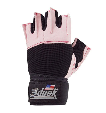Model 540 Pink Platinum Series Lifting Gloves with Wrist Wraps