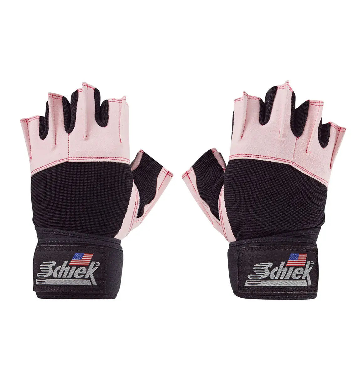 Model 540 Pink Platinum Series Lifting Gloves with Wrist Wraps