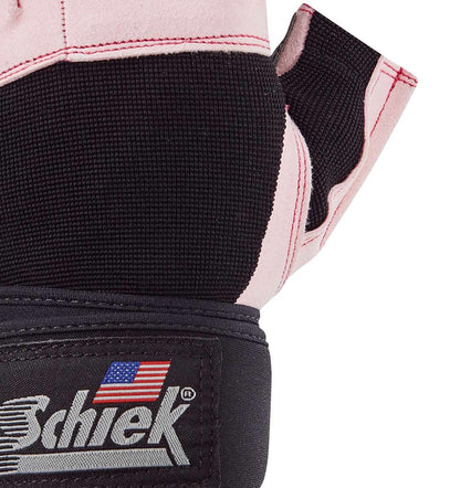 Model 540 Pink Platinum Series Lifting Gloves with Wrist Wraps