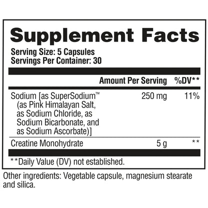 GAT Sport Nitraflex PRO Creatine | 5g Creatine Monohydrate + Super Sodium™ | 180 Capsules