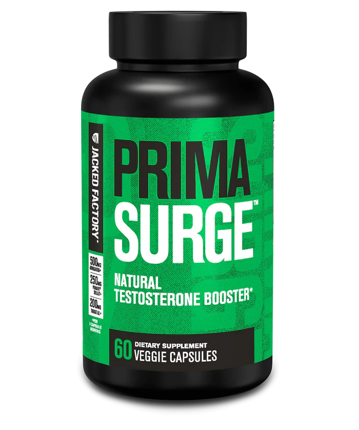 Jacked Factory PrimaSurge | Natural Testosterone Booster 60 Caps