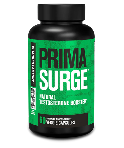 Jacked Factory PrimaSurge | Natural Testosterone Booster 60 Caps