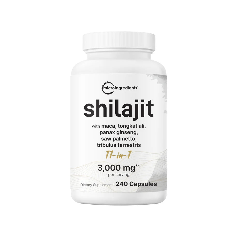 Micro Ingredients Shilajit 11-in-1 3000mg – Botanical Complex | 240 Capsules