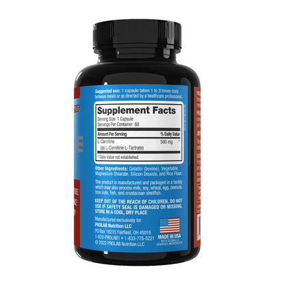 Prolab Nutrition L-Carnitine (60 Count)