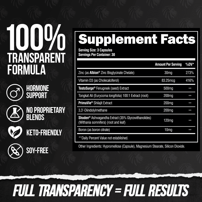 Alpha Lion SUPERHUMAN Test 90 Capsules