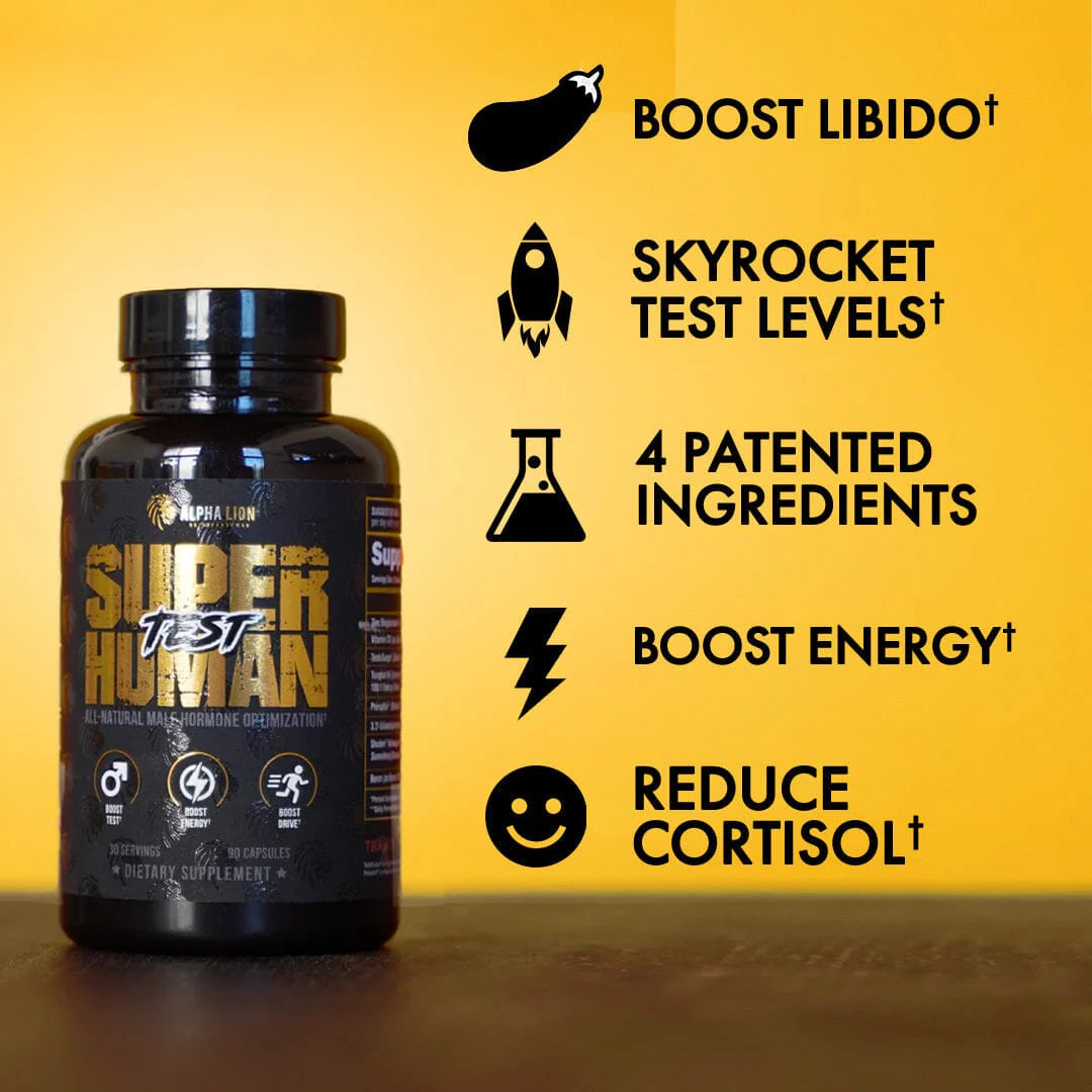 Alpha Lion SUPERHUMAN Test 90 Capsules