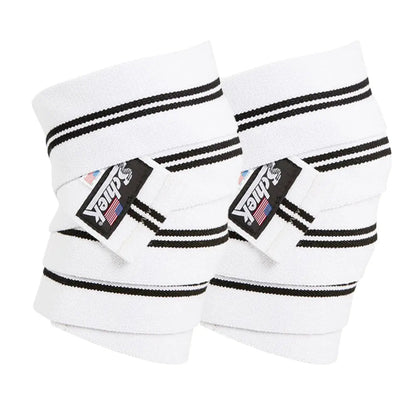 White Line Knee Wraps - Model 1178W