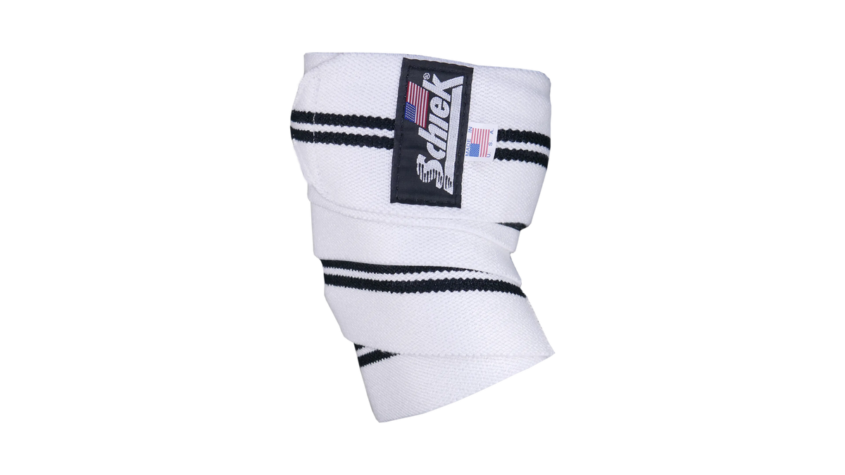 White Line Knee Wraps - Model 1178W