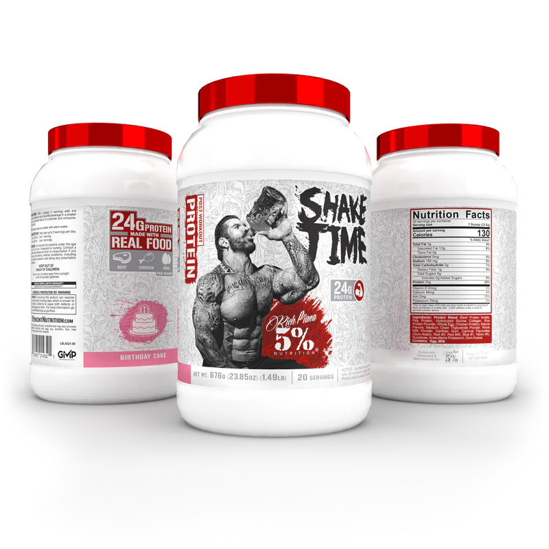 5% Nutrition Shake Time Real Food Protein